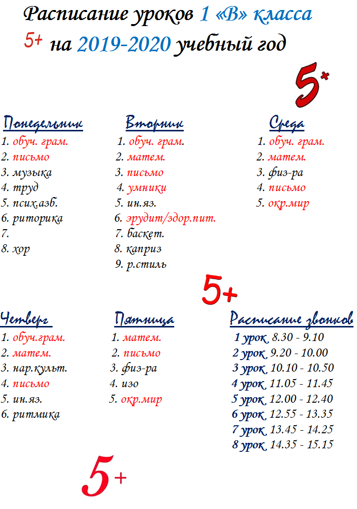 1в Класс Фото